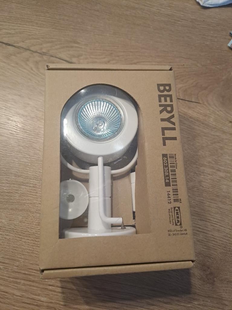 Ikea spotlight Beryll, Huis en Inrichting, Lampen | Spots, Ophalen of Verzenden, Nieuw, Metaal of Aluminium