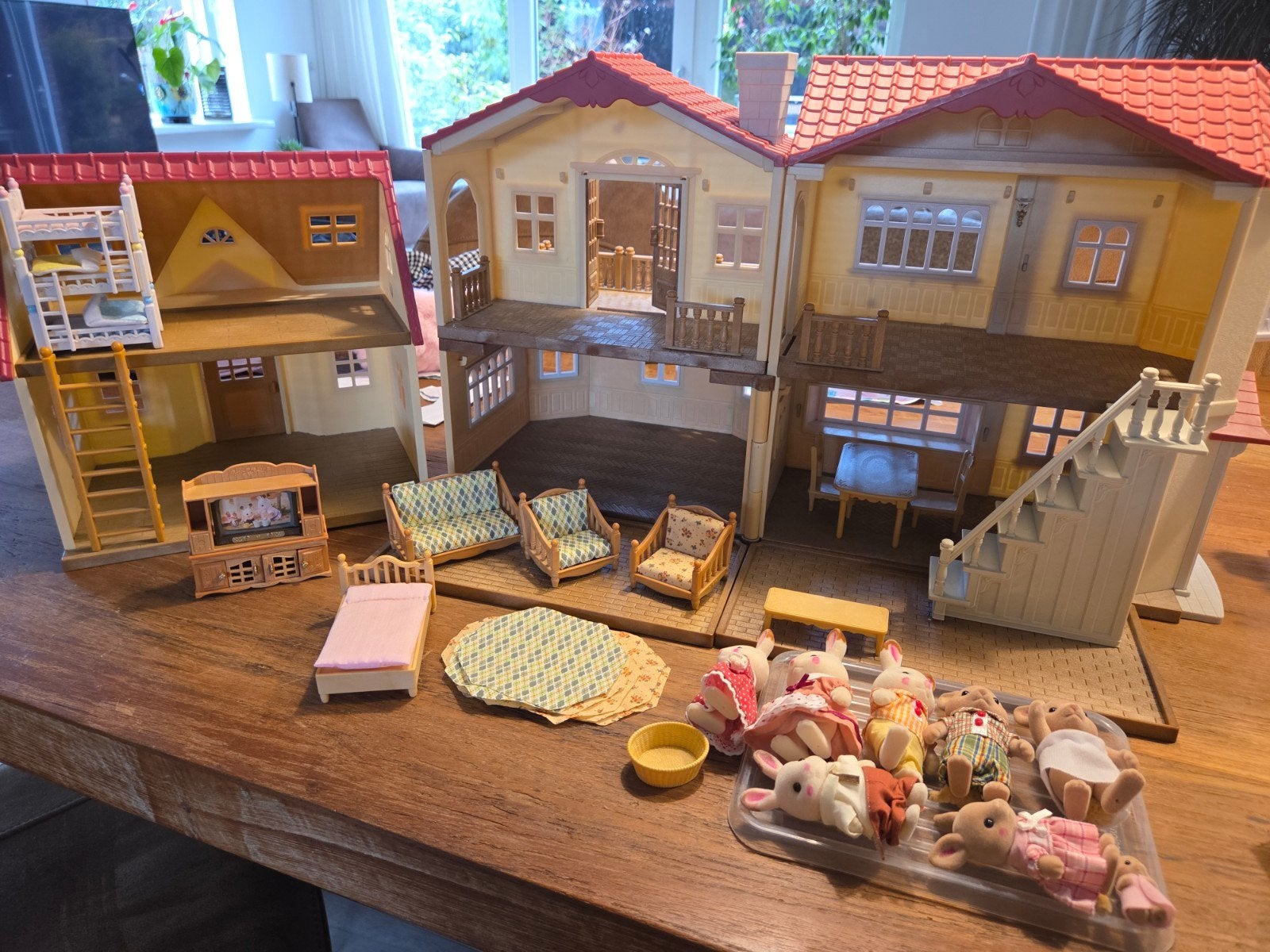 Grote Sylvanian Families set met huizen en accessoires, Ophalen, Gebruikt, Jongen of Meisje
