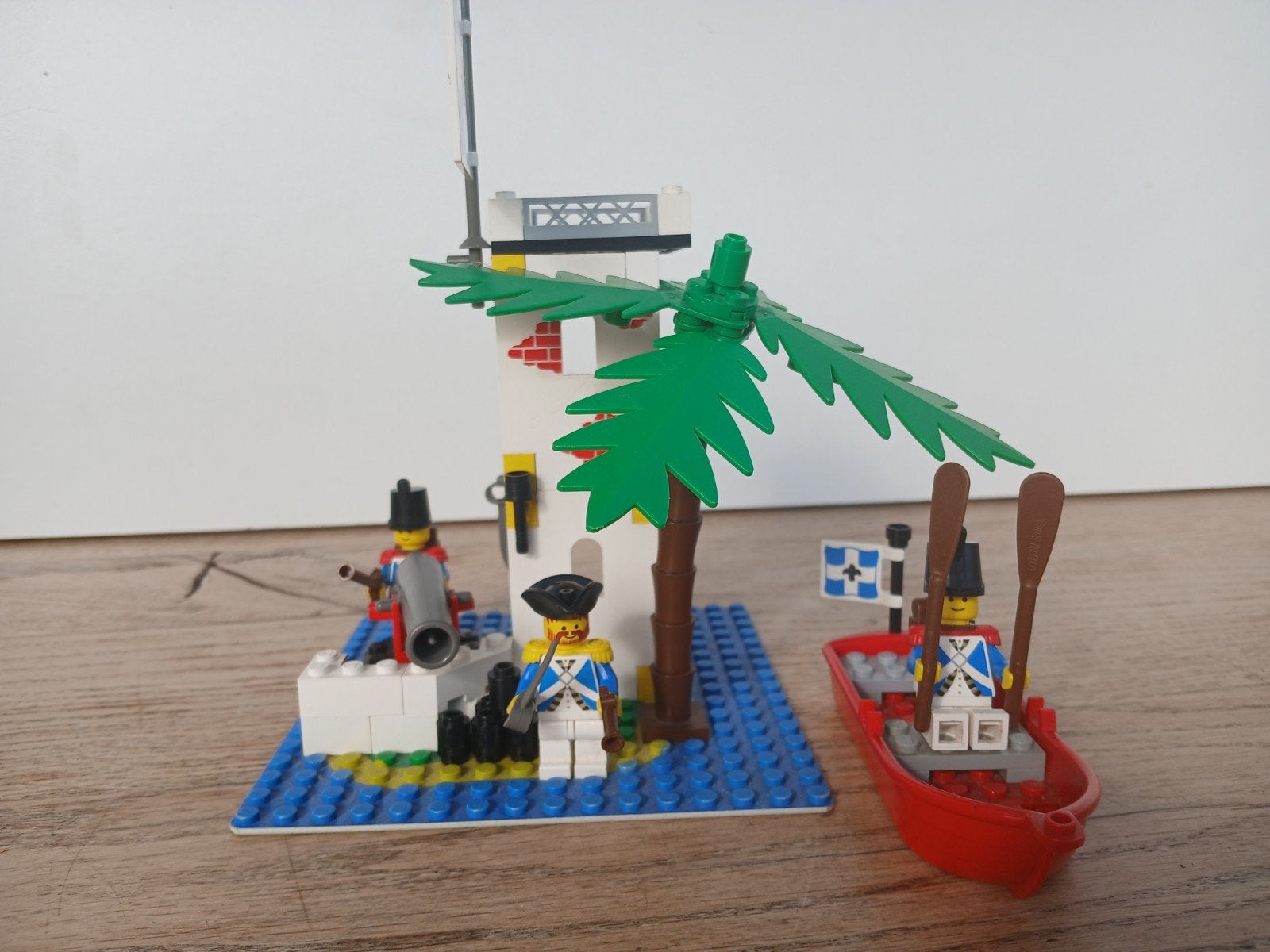 LEGO 6255 - Piraten Eiland met Fort en Boot, Ophalen of Verzenden, Gebruikt, Overige merken