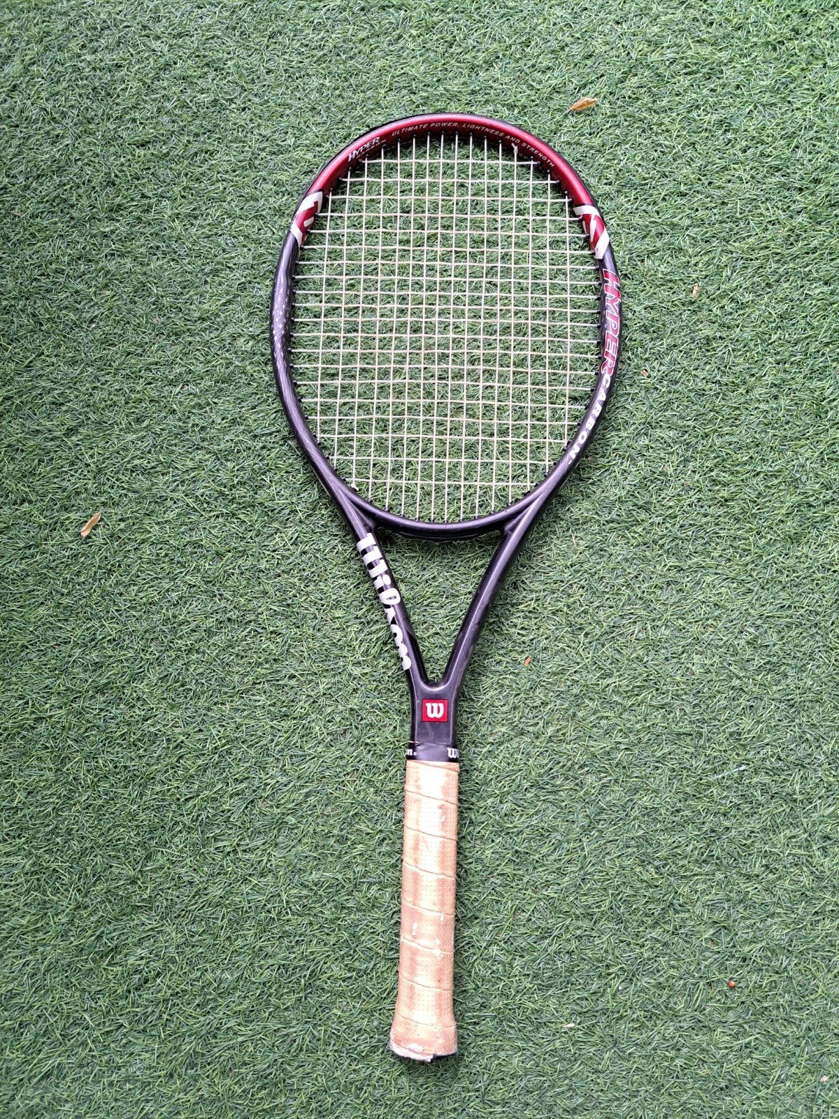 Wilson Hyper ProStaff 95" Carbon L3 tennisracket rood-zwart, Sport en Fitness, Tennis, Gebruikt, Ophalen of Verzenden, Wilson
