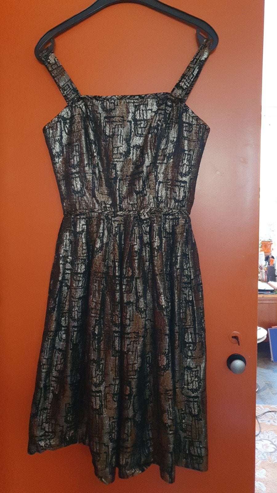 Vintage Vera Mont damesjapon maat 40, Maat 38/40 (M), Meerkleurig, Ophalen of Verzenden, Knielengte