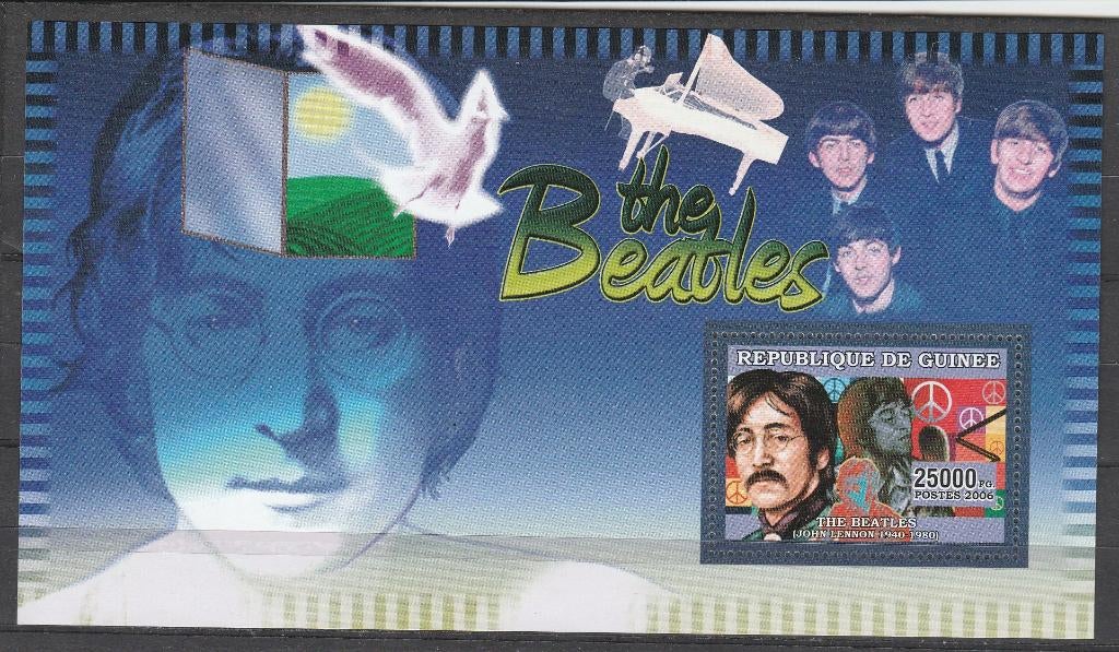 THE BEATLES = Prachtig bl. v GUINEE-294-14, Verzenden, Postfris, Overige thema's