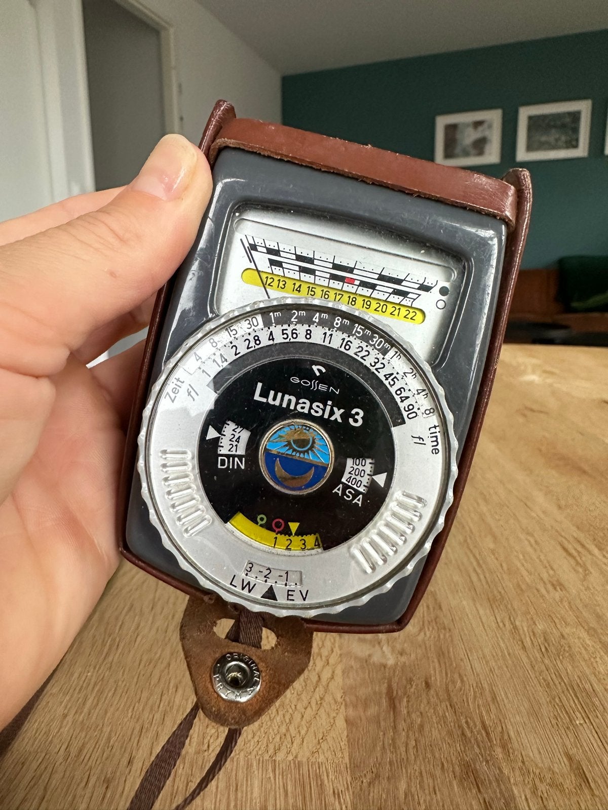 Gossen Lunasix 3 Belichtingsmeter met Hoesje, Overige merken, Lichtmeter, Ophalen of Verzenden, Gebruikt