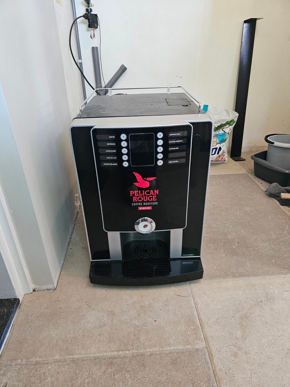 Combo Koffieautomaat rheavendors cino goede staat, 10 kopjes of meer, Koffiebonen, Zo goed als nieuw, Combi