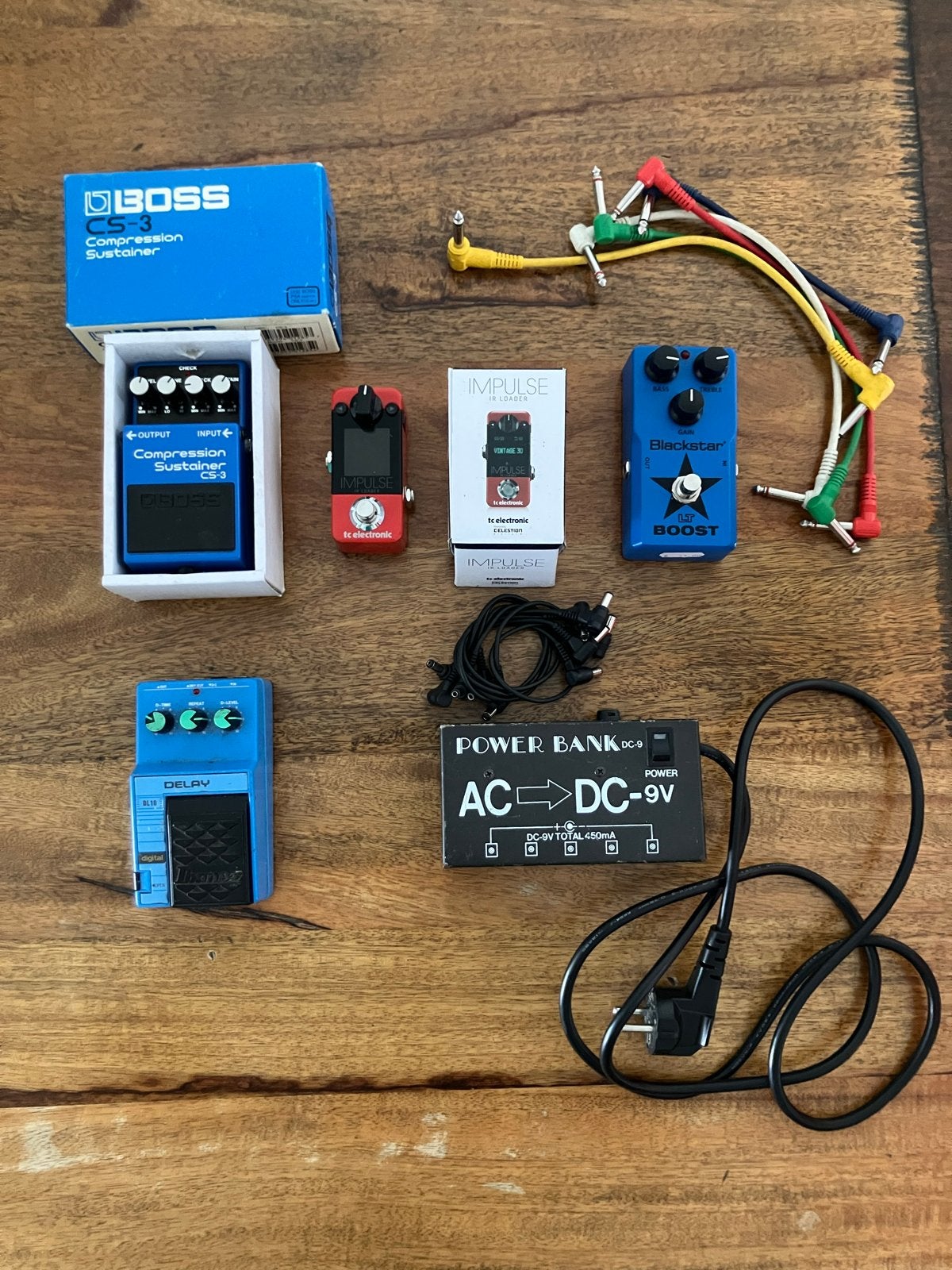 Gitaarpedaal Set: Boss CS-3, Blackstar Boost, TC Electronic, Ophalen of Verzenden, Gebruikt, Compressor