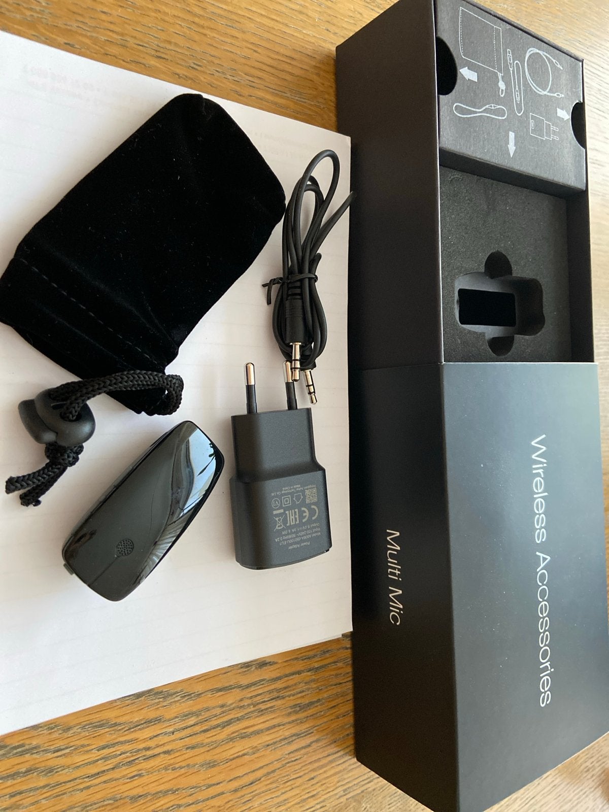 Mic Draadloze Microfoon Set voor gehoorapparaat, Ophalen of Verzenden, Zo goed als nieuw, Overige typen