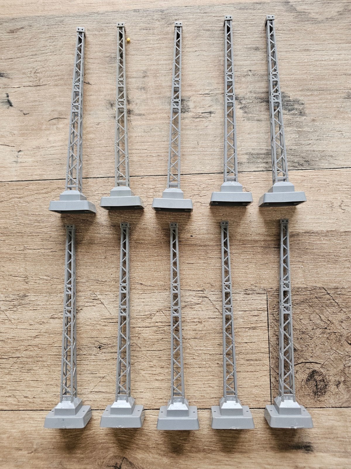 Modeltrein HO Bovenleiding Masten (Set van 6), Hobby en Vrije tijd, Ophalen of Verzenden, Gebruikt, Overige typen