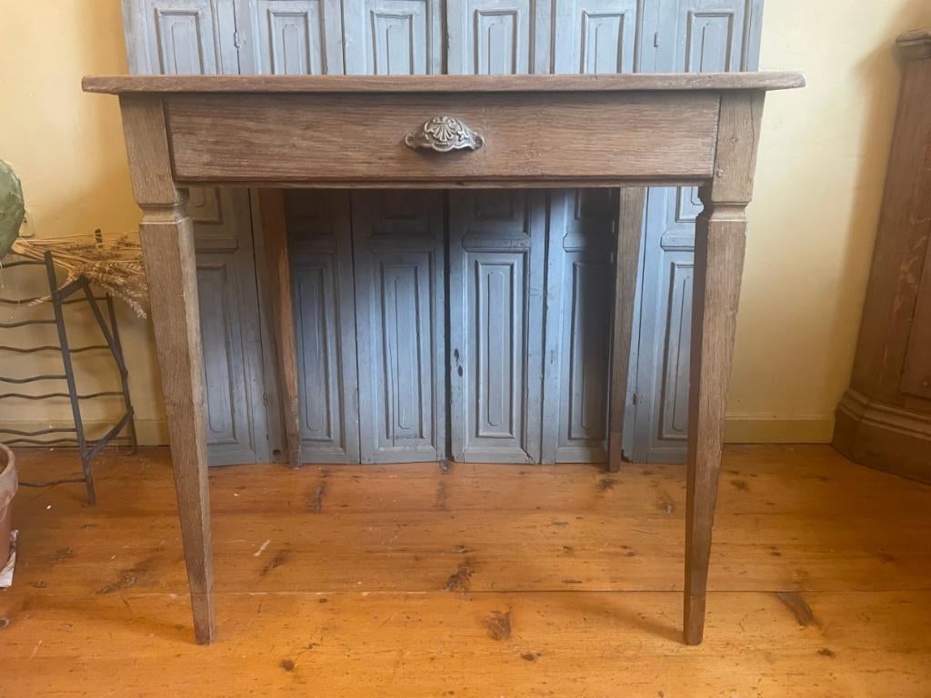 Frivool Tafeltje Bijzettafel Keukentafel Werktafel Frans eik, Ophalen