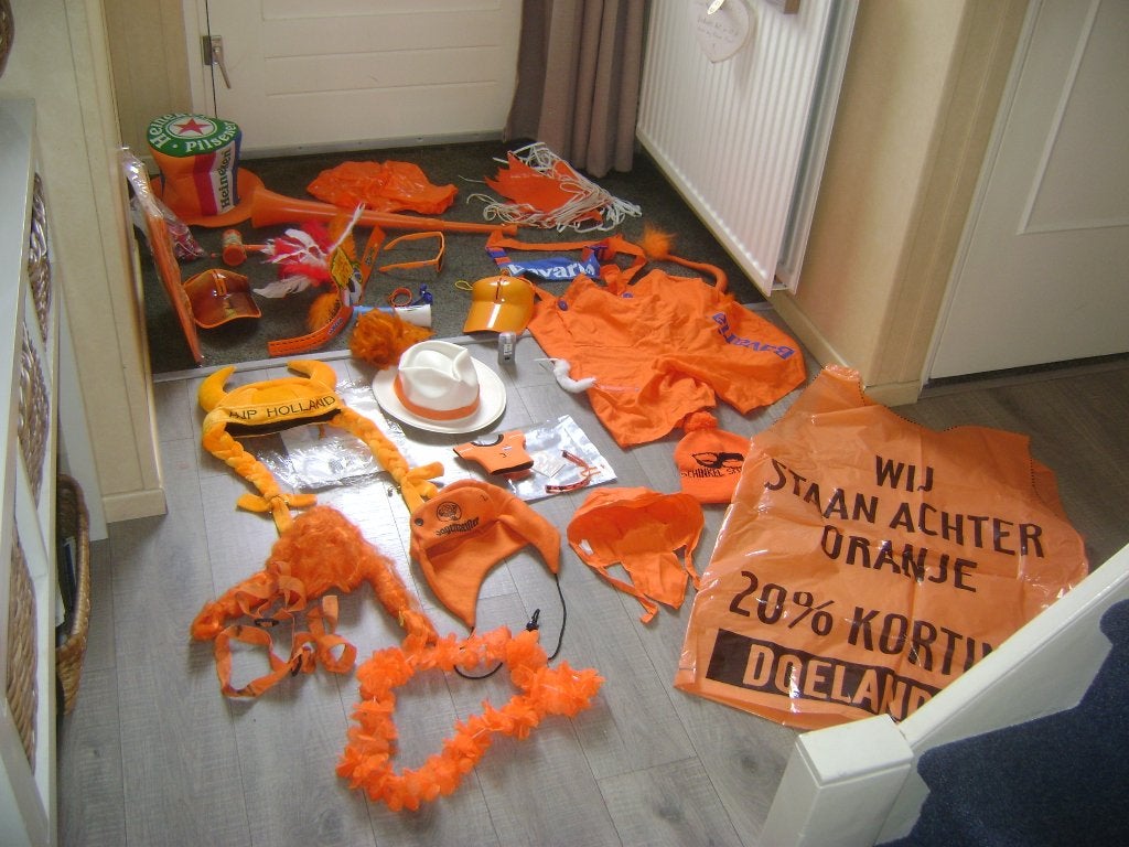 nederlands elftal oranje spullen, Sport en Fitness, Maat XL, Ophalen of Verzenden, Gebruikt, Shirt