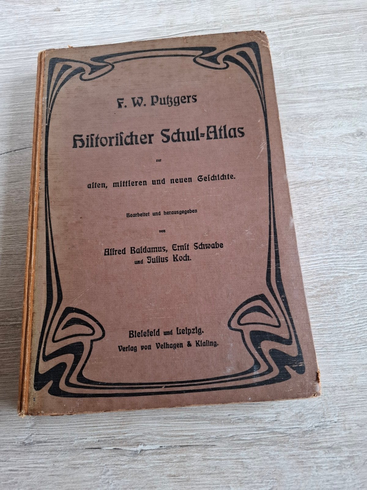 Historischer Schul-Atlas F.W. Putzgers - 1922, Gelezen, Overige atlassen, F.W. Putzgers, Alfred Baldamus, Ernst Schwabe, Julius Koch