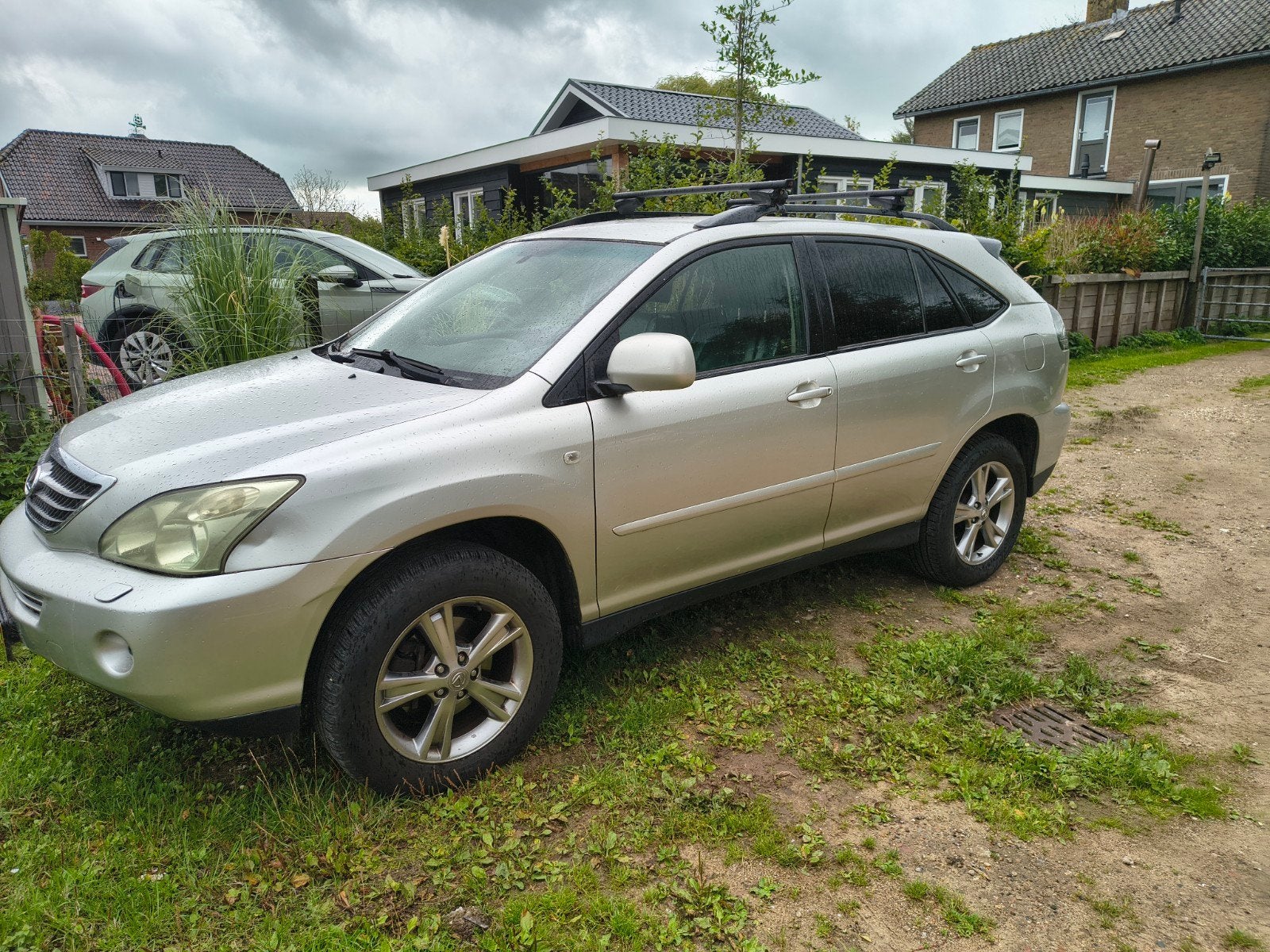 Lexus RX(-H) 400H 3.3 V6 AUT 2005 Grijs, Auto's, Automaat, Dealer onderhouden, 3311 cc, Zwart