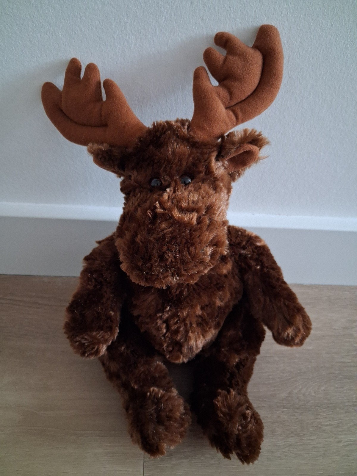 Knuffel eland Gund bruin 30 cm L926, Ophalen of Verzenden, Zo goed als nieuw, Overige typen