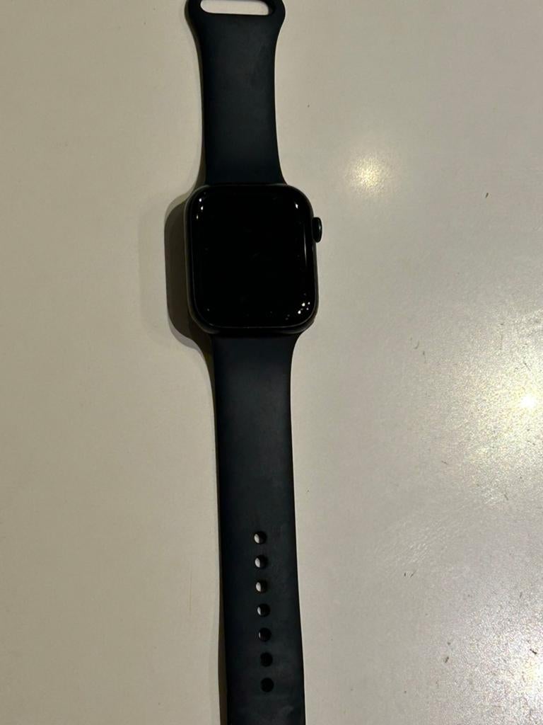 Apple Watch Series 7, Gebruikt, Zwart, IOS, Ophalen of Verzenden
