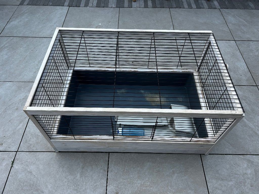 Ferplast Arena 100 cavia-/konijnenkooi, Ophalen, Kooi, Gebruikt, 60 tot 90 cm