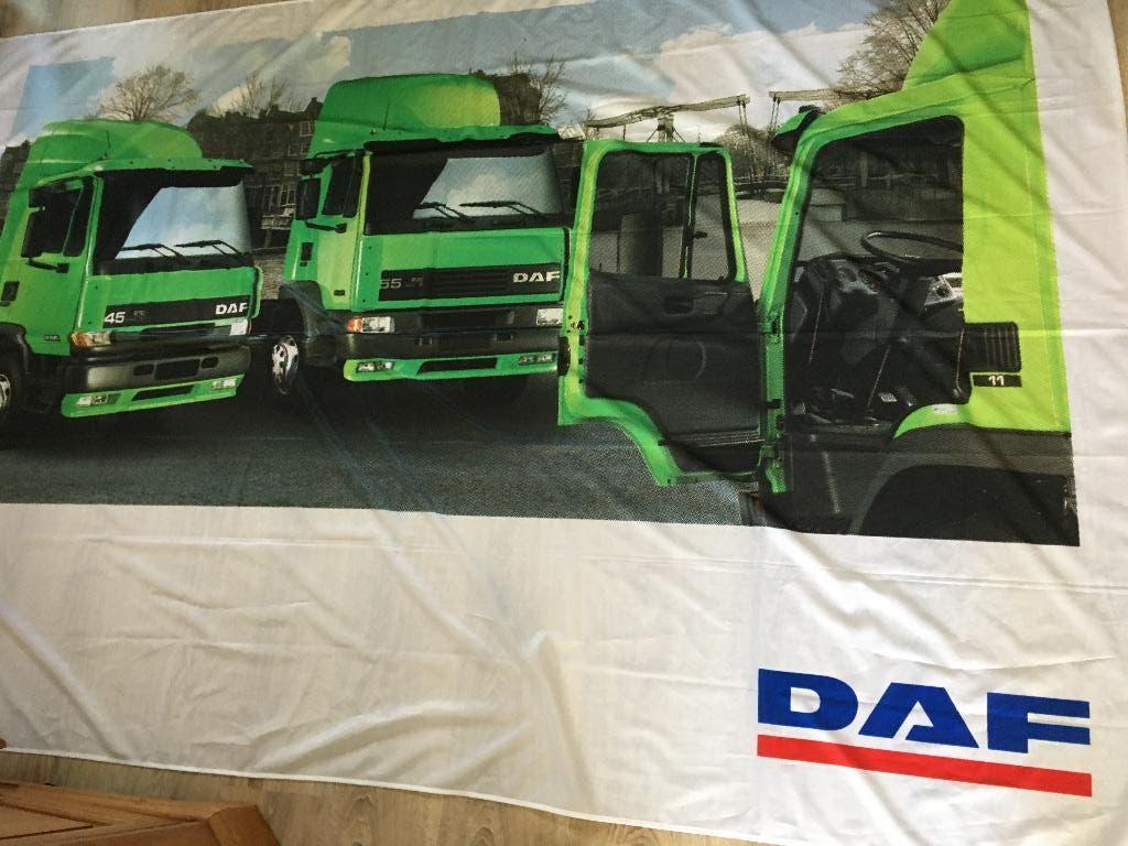 grote Daf vlag truck 45 55 groen afmeting 150 x 220 cm, Verzenden, Nieuw