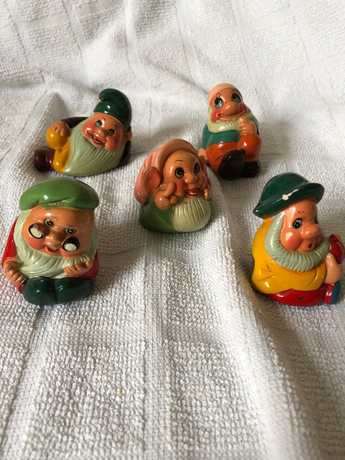 5 puntenslijpers dwergen / kabouters, Ophalen of Verzenden, Gebruikt