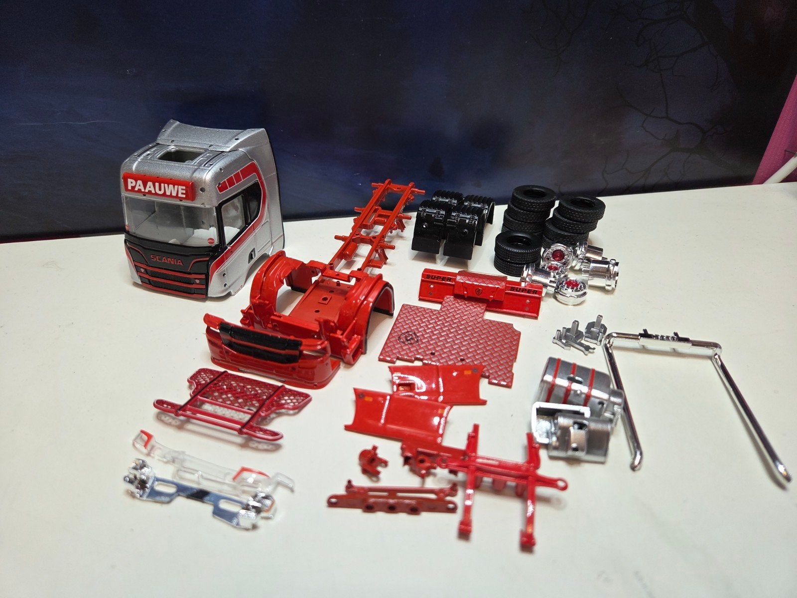 Tekno Scania R serie next generation onderdelen, G1, Ophalen of Verzenden, Jobo-models, Mezendaal
