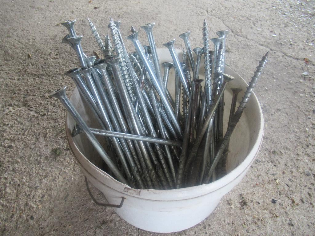 houtschroeven, Ophalen, Zo goed als nieuw, 100 tot 250 mm, Schroeven