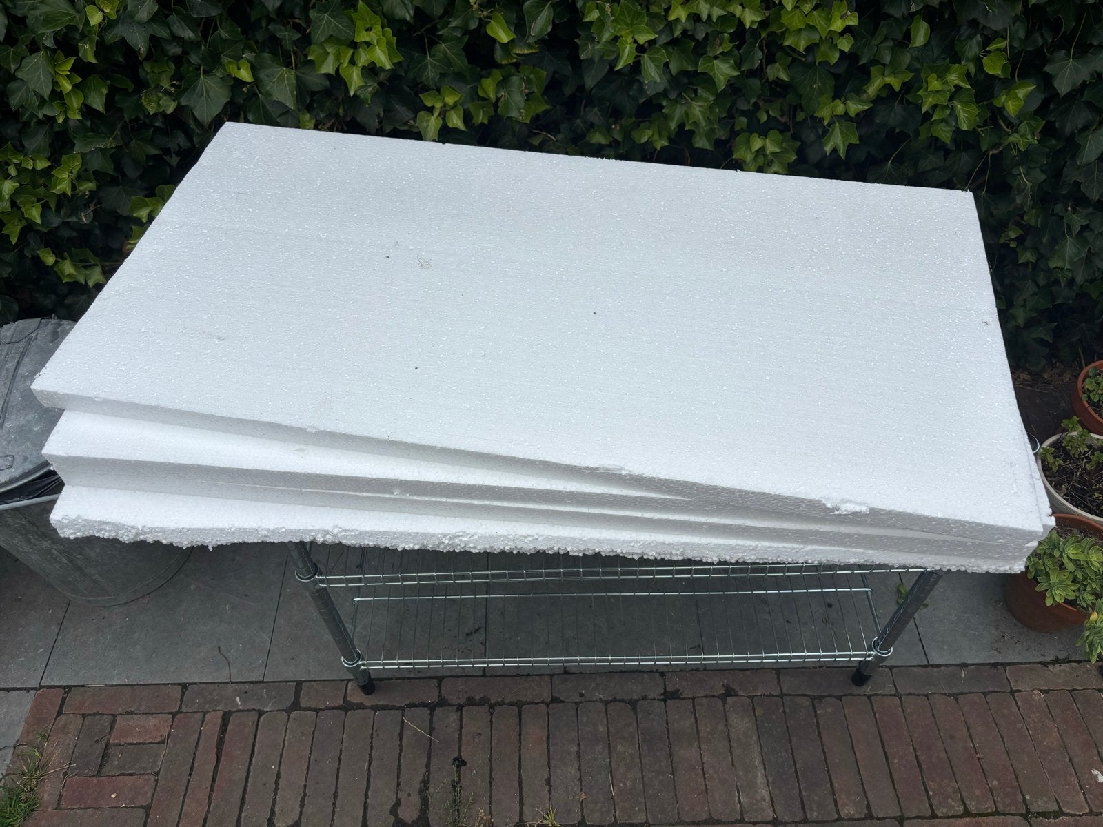 Piepschuim isolatieplaten, Doe-het-zelf en Verbouw, Isolatie en Afdichting, Ophalen, 4 tot 8 cm, Gebruikt, 5 tot 10 m²