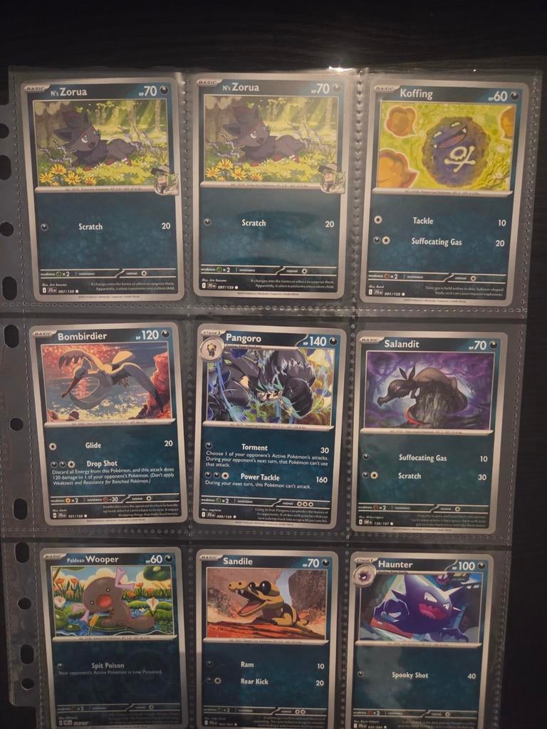 Pokémon kaarten set van 9, Ophalen of Verzenden