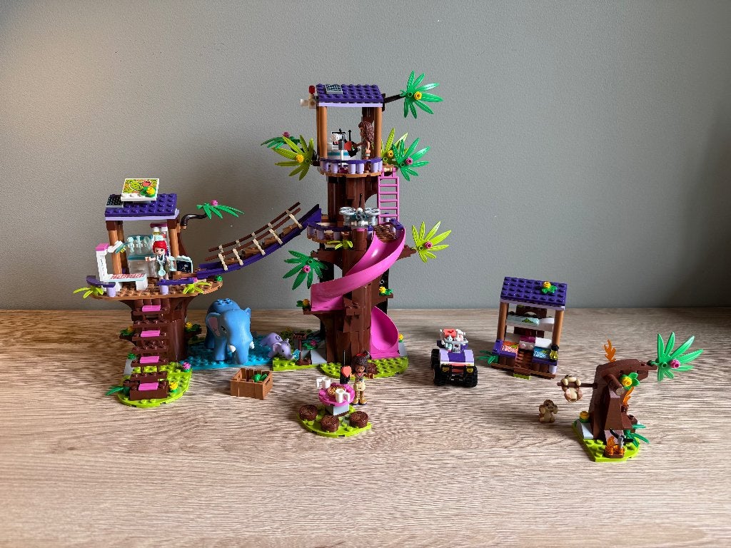 Lego Friends 41424 - jungle reddingsbasis, Gebruikt, Lego, Compleet, Friends