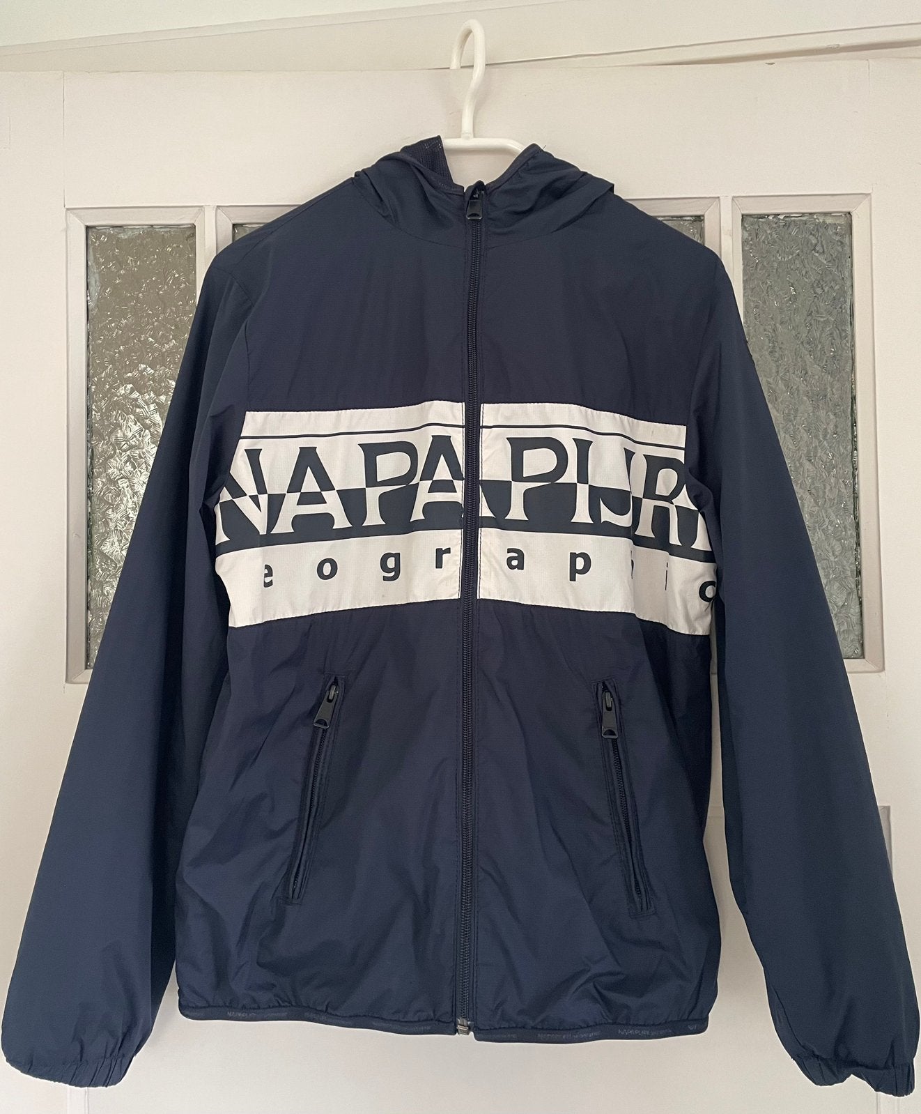 Napapijri zomerjas 158-164, Ophalen of Verzenden, Zo goed als nieuw, Jongen of Meisje, Jas
