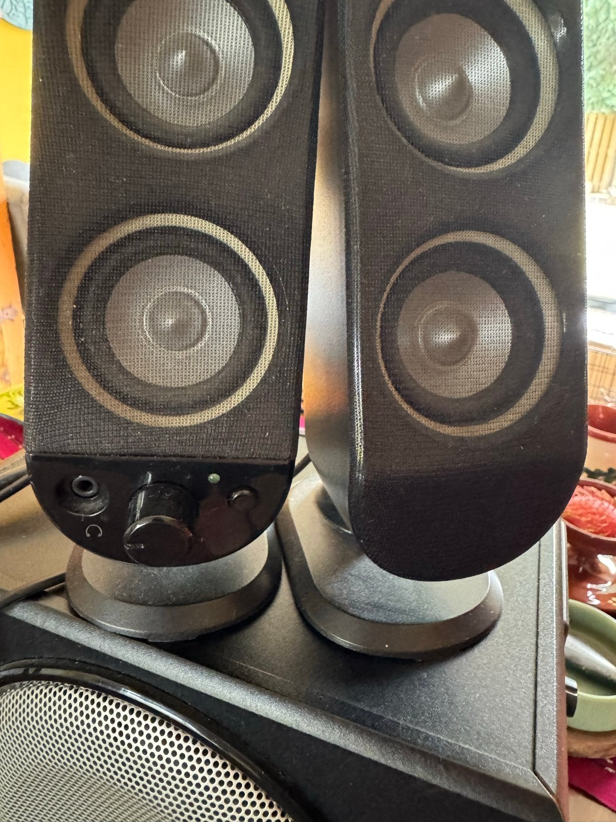 Logitech X-230 2.1 Luidsprekerset met Subwoofer, Ophalen of Verzenden, Gebruikt, Audiokanaal 2.1