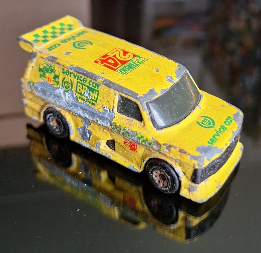 Matchbox ford supervan, Hobby en Vrije tijd, Ophalen of Verzenden, Gebruikt, Auto
