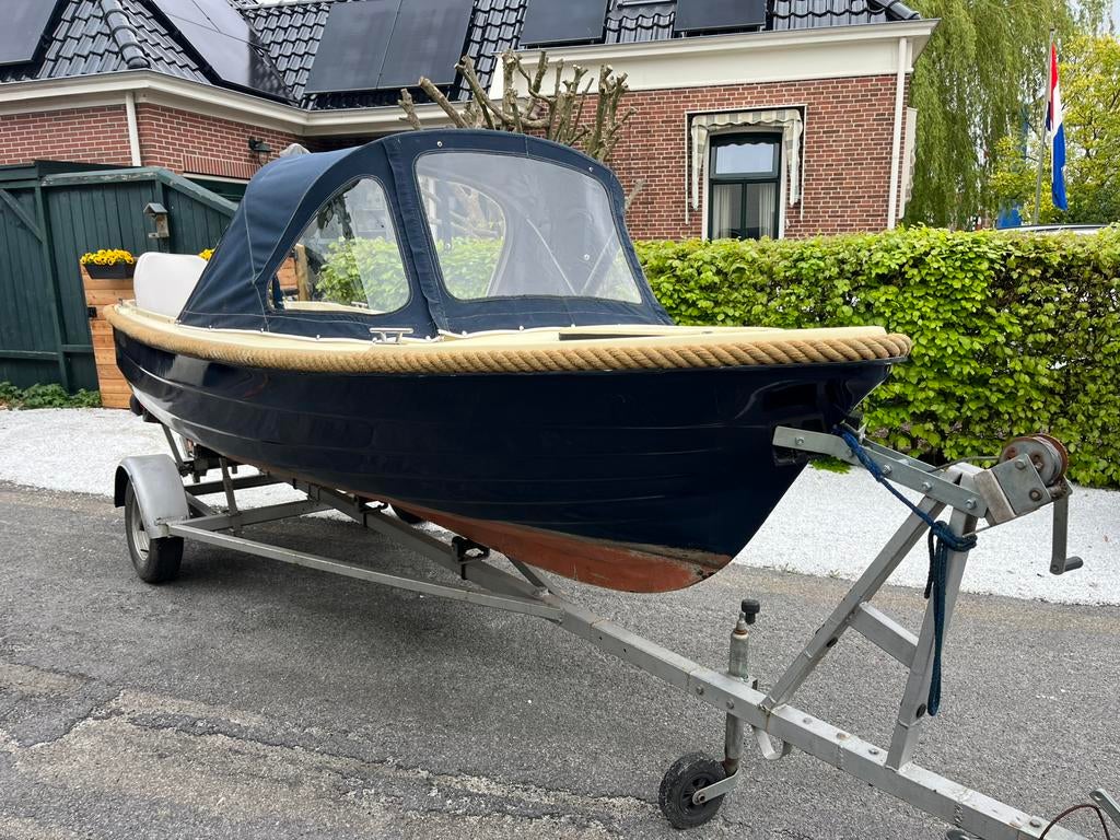 Antaris 400 - 8pk - Trailer - Vaarklaar, Ophalen, Zo goed als nieuw, Buitenboordmotor, Polyester