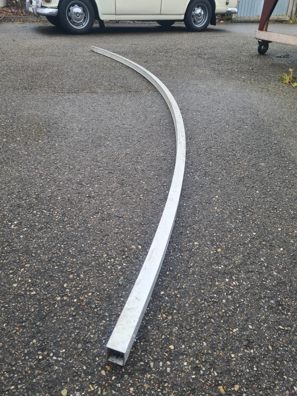bogen voor de bouw van een carport. ligtstraat etc., Ophalen, Aluminium