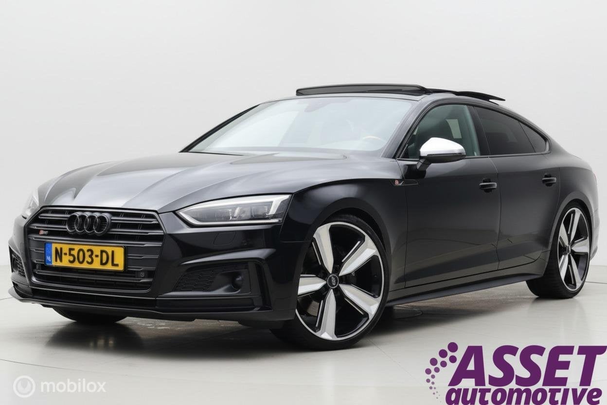 Audi S5 3.0 TFSI quattro Pro Line + | pano | massage | B&O, Auto's, Audi, Automaat, Gebruikt, 2995 cc, Zwart