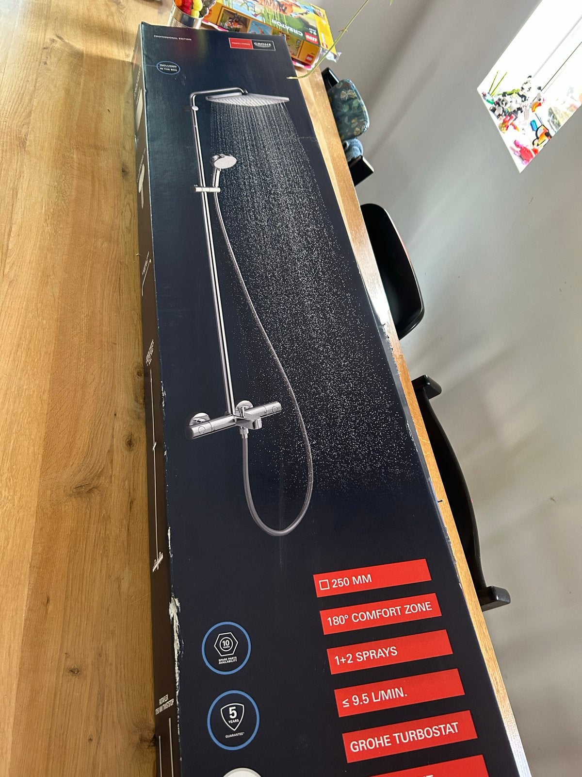 2x Grohe Tempesta Cosmopolitan System 250 Cube Douchesysteem, Ophalen, Nieuw, Chroom, Douche
