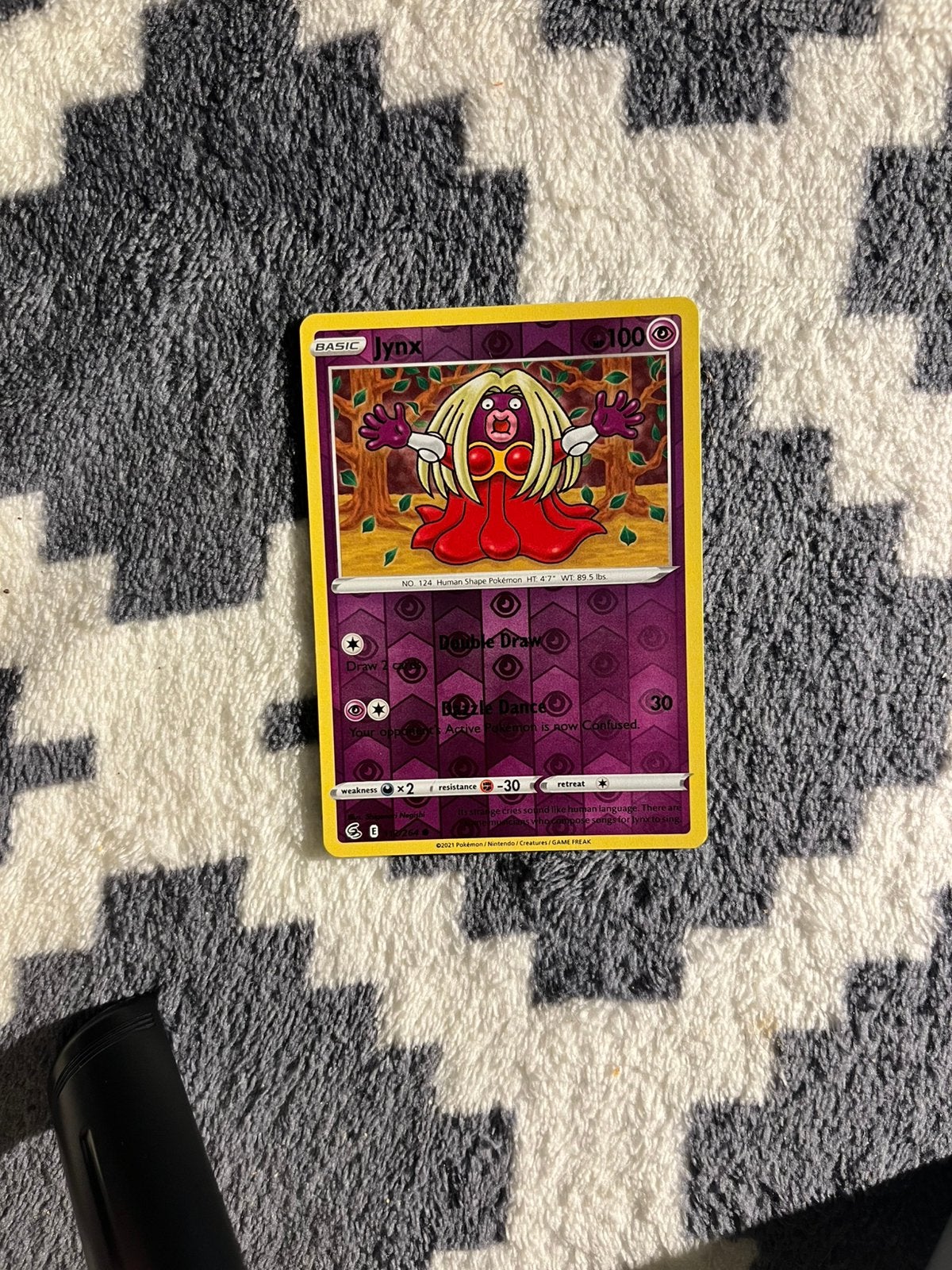 Jynx 112/264 Holo Pokémon Kaart - Goede Staat, Ophalen of Verzenden, Zo goed als nieuw, Losse kaart, Foil
