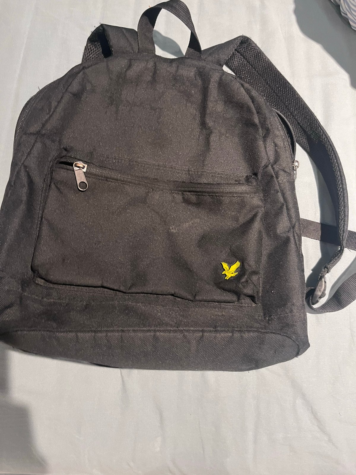 Zwarte Lyle & Scott rugzak, Sieraden, Tassen en Uiterlijk, Ophalen of Verzenden, Gebruikt, 25 tot 40 cm, Overige merken