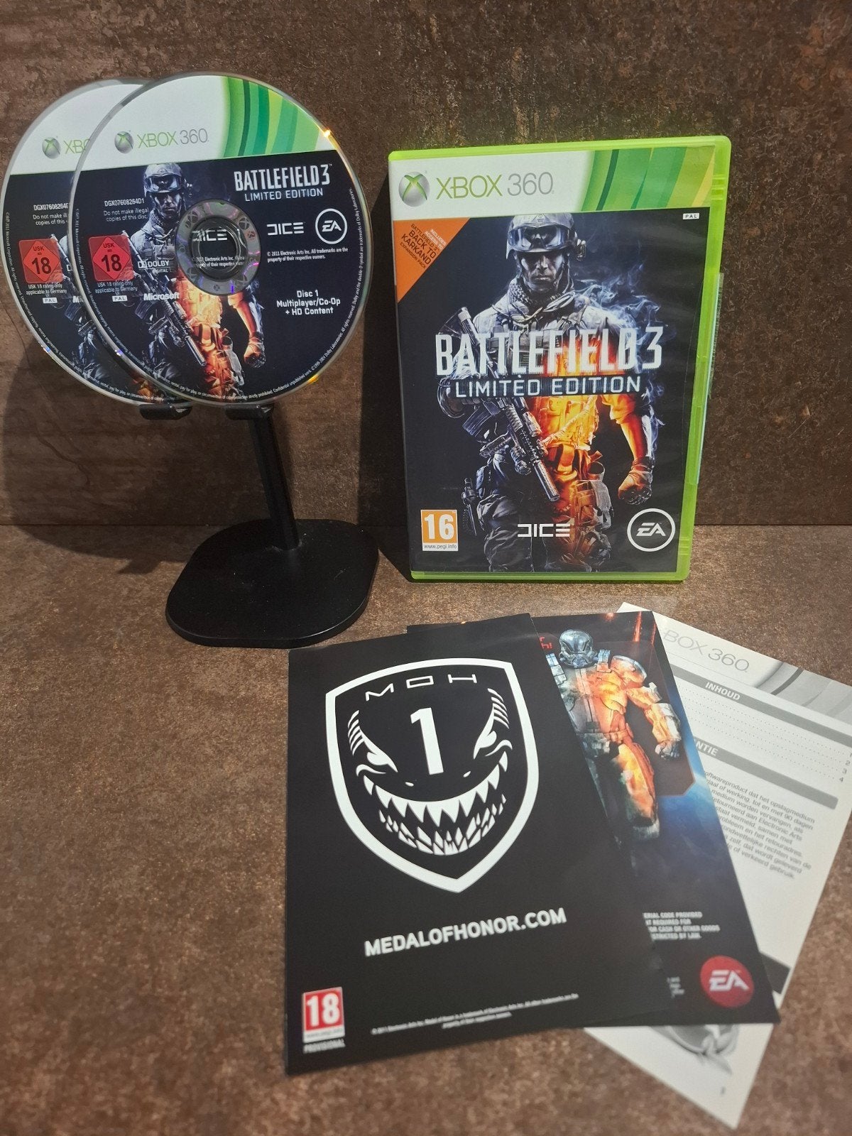 Battlefield 3 Limited Edition Xbox 360 - Werkt perfect, Verzenden