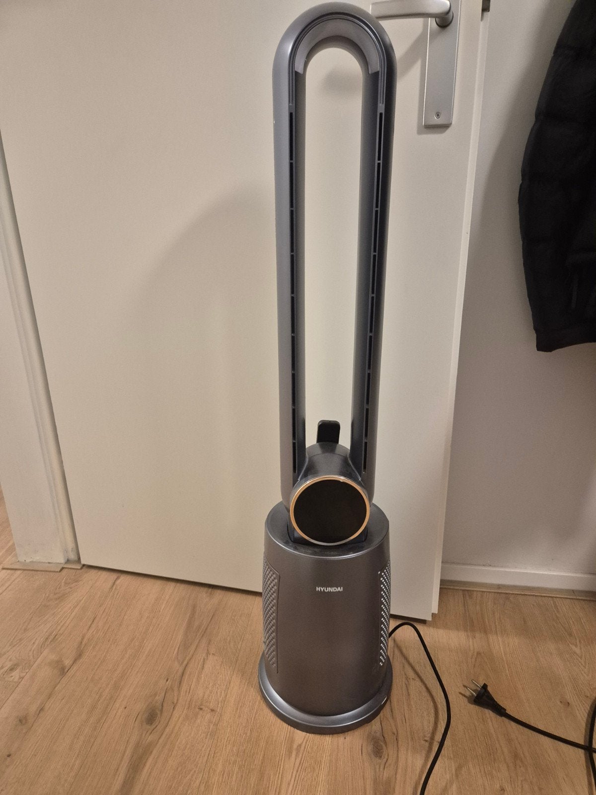 hyundai bladloos ventilator, Witgoed en Apparatuur, Ventilatoren, Ophalen of Verzenden, Ventilator met afstandsbediening, Zo goed als nieuw