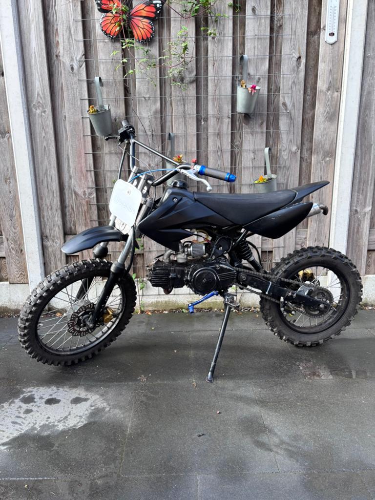 Dirtbike kxd 110cc zwart 4t 4 versnellingen, Ophalen, Gebruikt, Overige merken