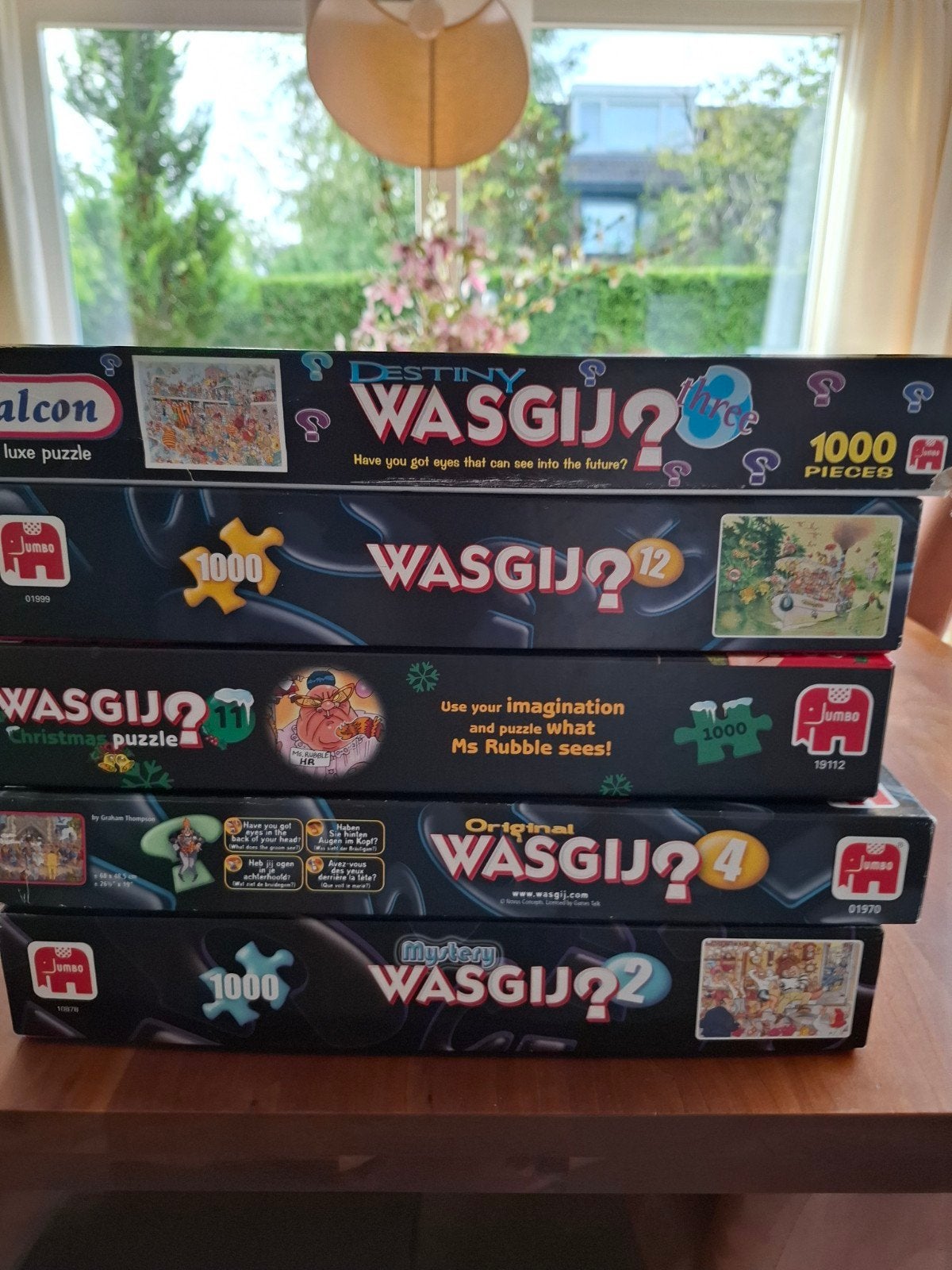 5 wasgij puzzles, Ophalen, 500 t/m 1500 stukjes, Zo goed als nieuw
