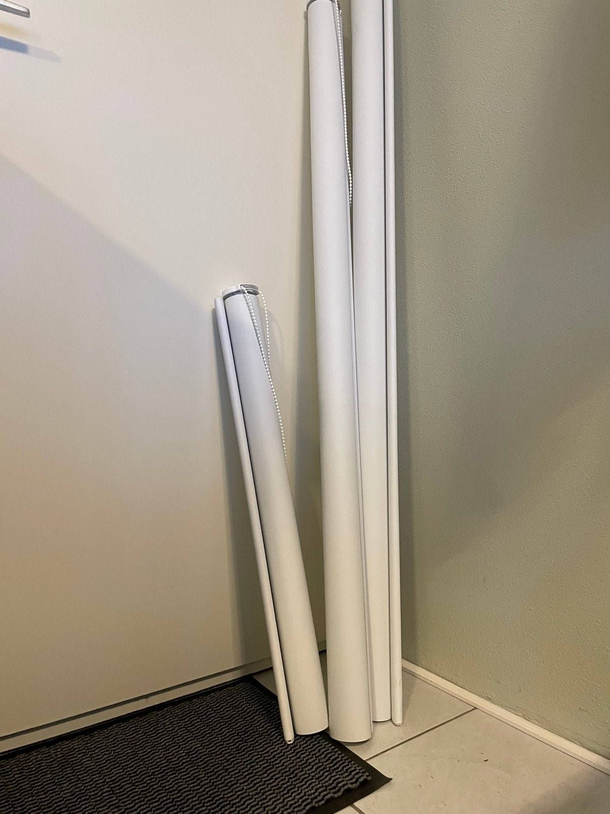 Rolgordijnen, 3 stuks, Ophalen, Zo goed als nieuw, Wit, 150 tot 200 cm