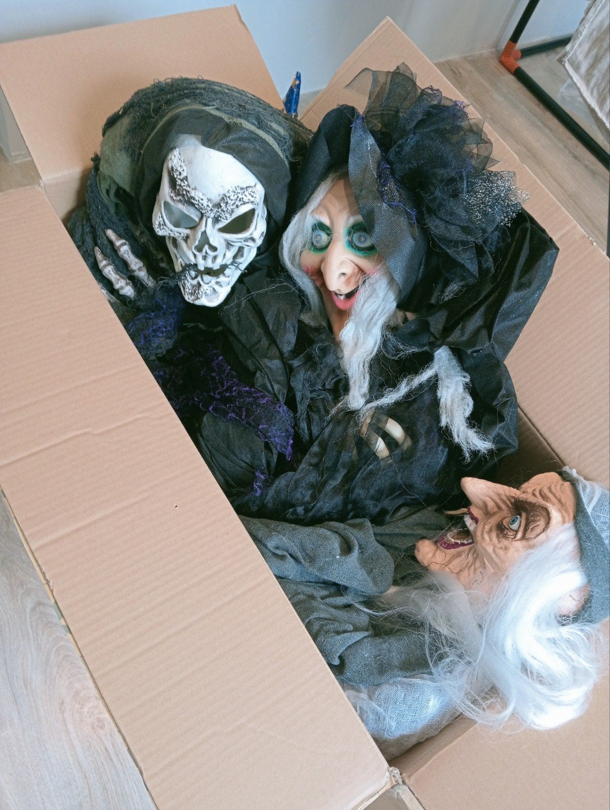 Halloween pop met licht en geluid, Hobby en Vrije tijd, Feestartikelen, Ophalen, Halloween of Griezel