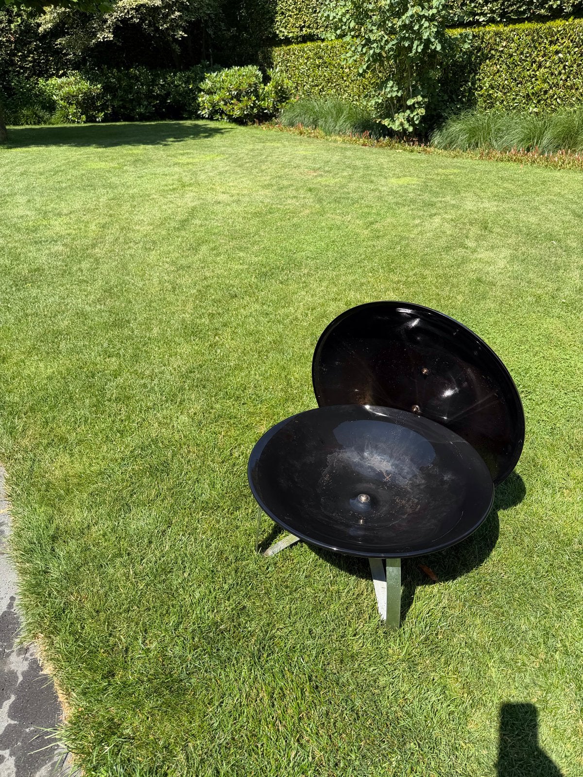 Weber vuurschaal met deksel, Tuin en Terras, Vuurkorven, Ophalen, Gebruikt, Vuurkorf