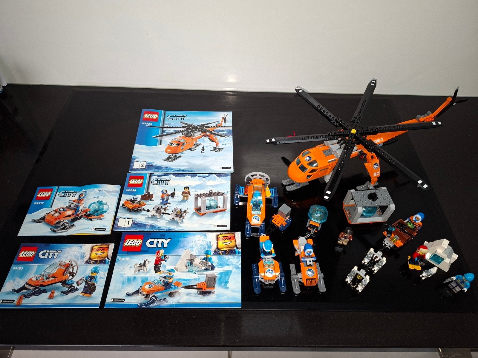 LEGO City Arctische set 60032, 60034, 60190, 60191, Lego, Ophalen of Verzenden, Compleet, Complete set