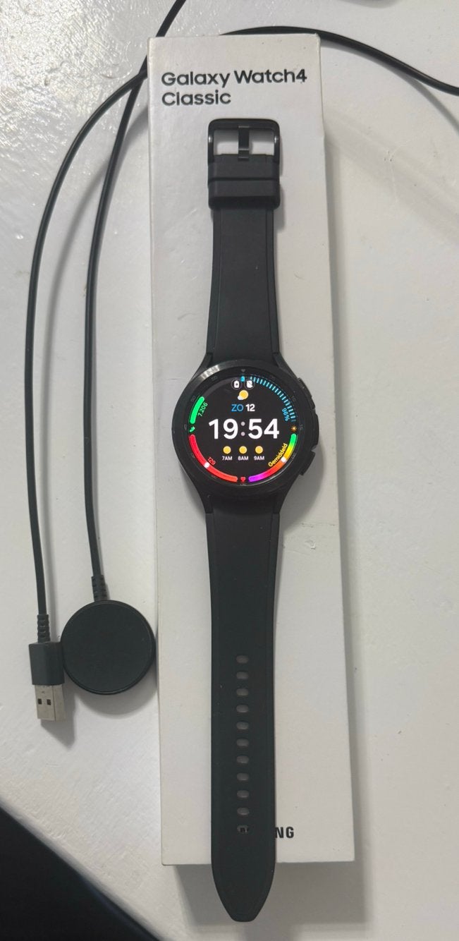 Samsung Galaxy Watch 4, Ophalen, Zo goed als nieuw, Zwart