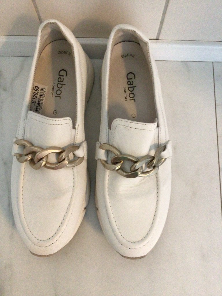 Gabor Schoenen 38 Wit Sneakers als nieuw, Wit, Ophalen of Verzenden, Sneakers of Gympen, Zo goed als nieuw