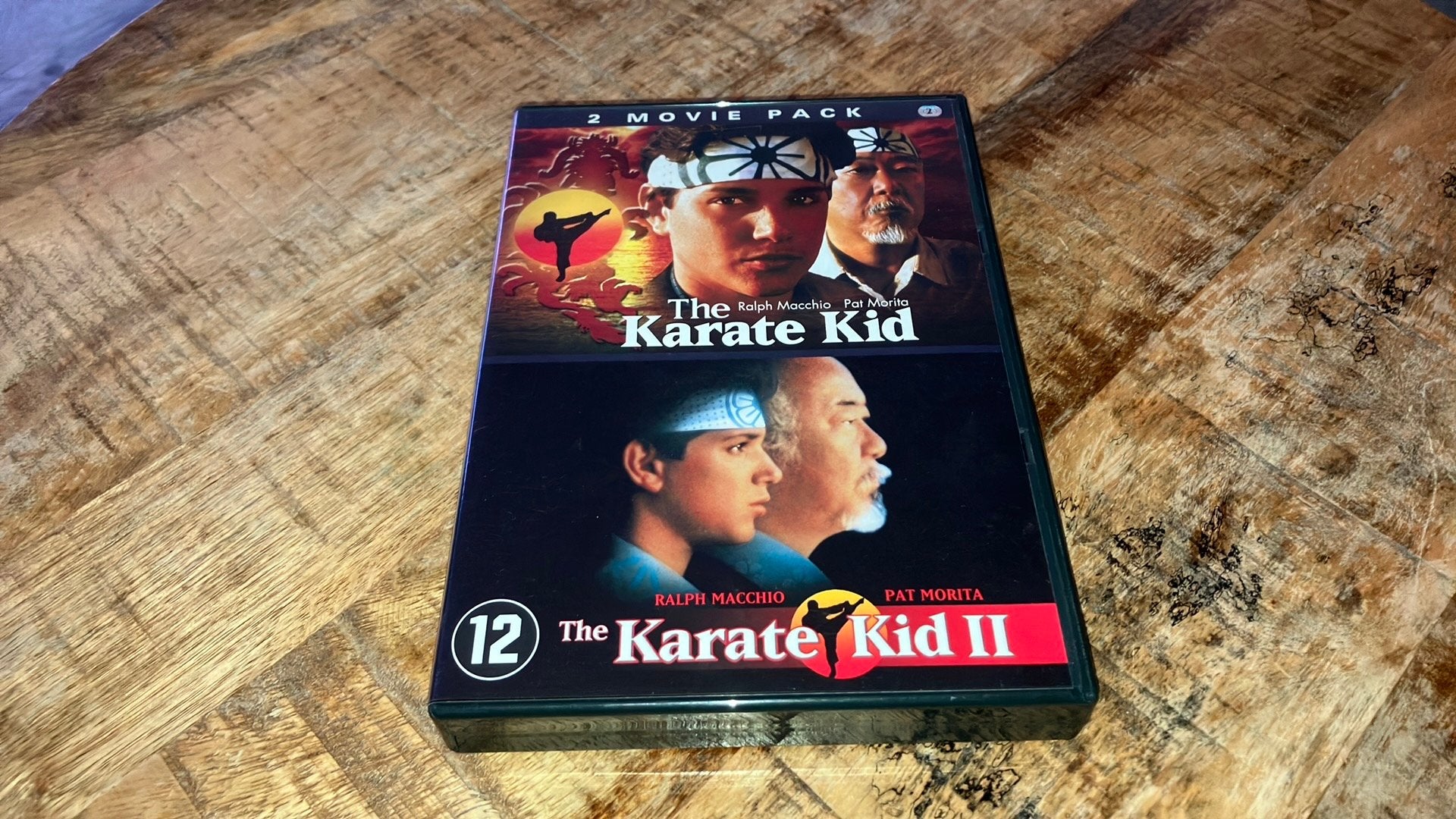 The Karate Kid 1 & 2 dvd box, Ophalen of Verzenden, Zo goed als nieuw, Actie en Avontuur