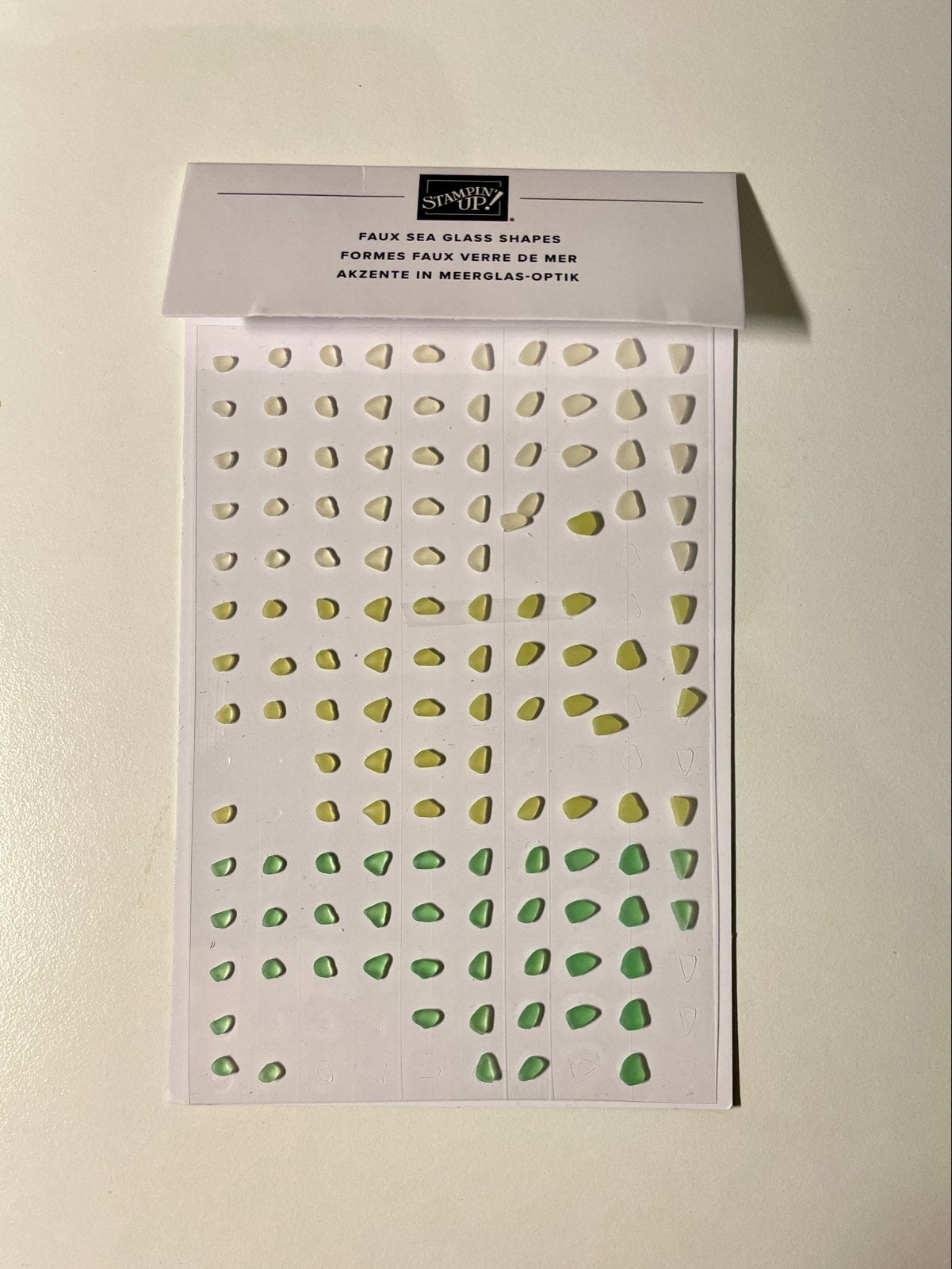 Stampin' Up! Faux Sea Glass Shapes - Knutselmateriaal, Zelfklevend, Overige thema's, Nieuw, Meerkleurig