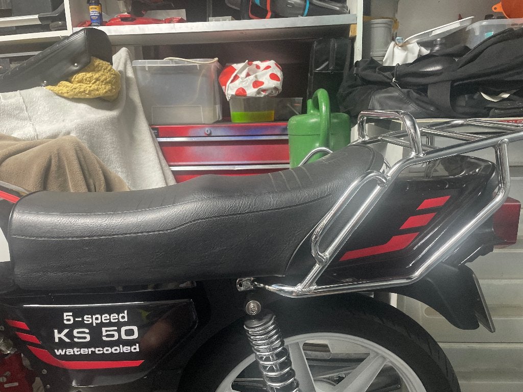 Buddyseat en rekje Zundapp 529, Ophalen of Verzenden, Zo goed als nieuw, Zadel