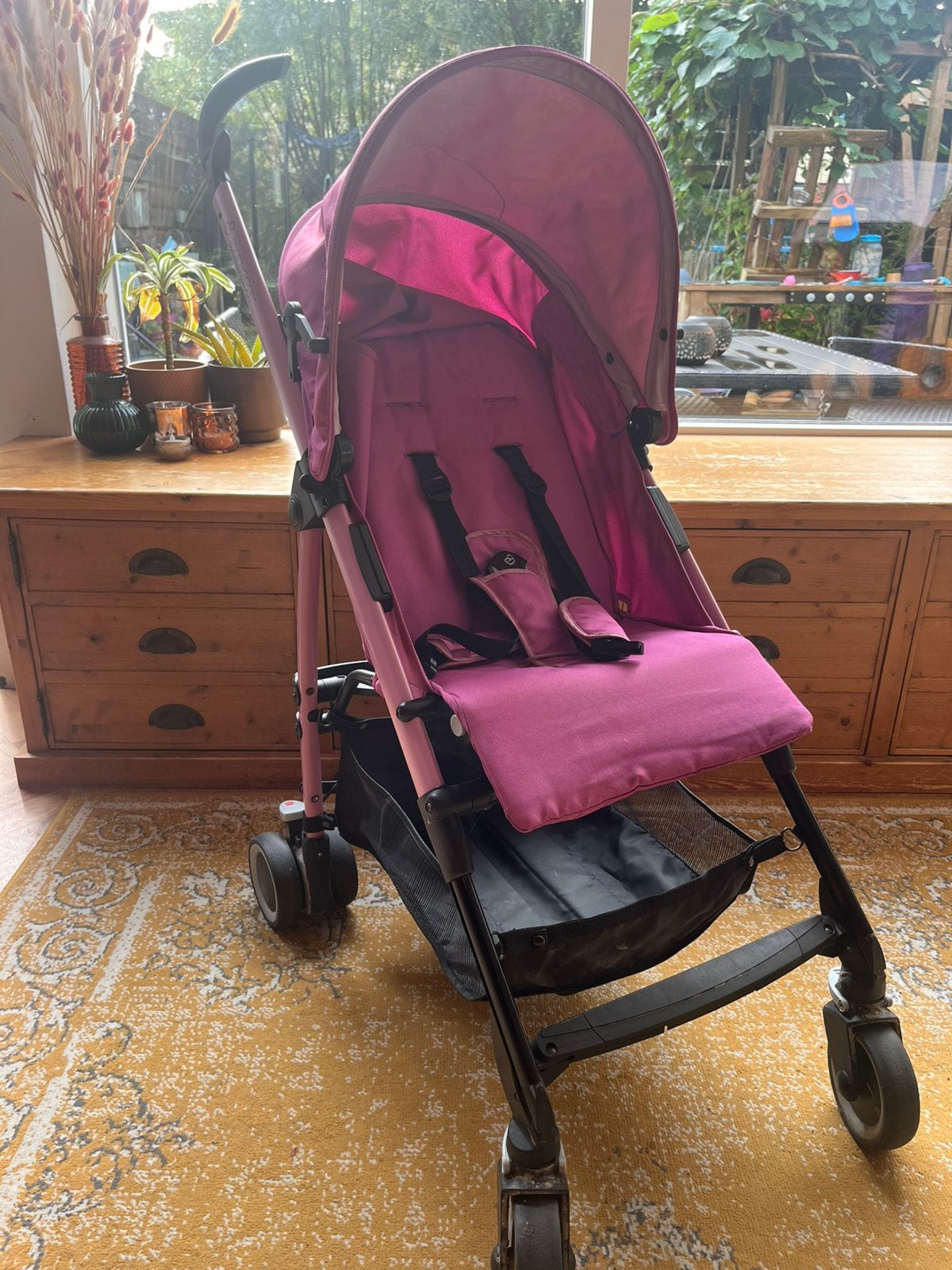 Mooie  super compacte Maxi-Cosi Mila buggy!, Ophalen, Gebruikt, Maxi-Cosi, Regenhoes