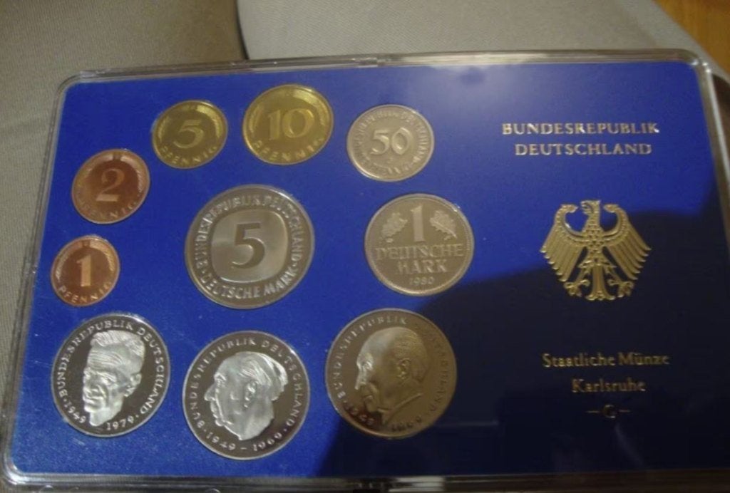 Duitsland Germany mark set 1980 G, Verzenden, Duitsland, Setje