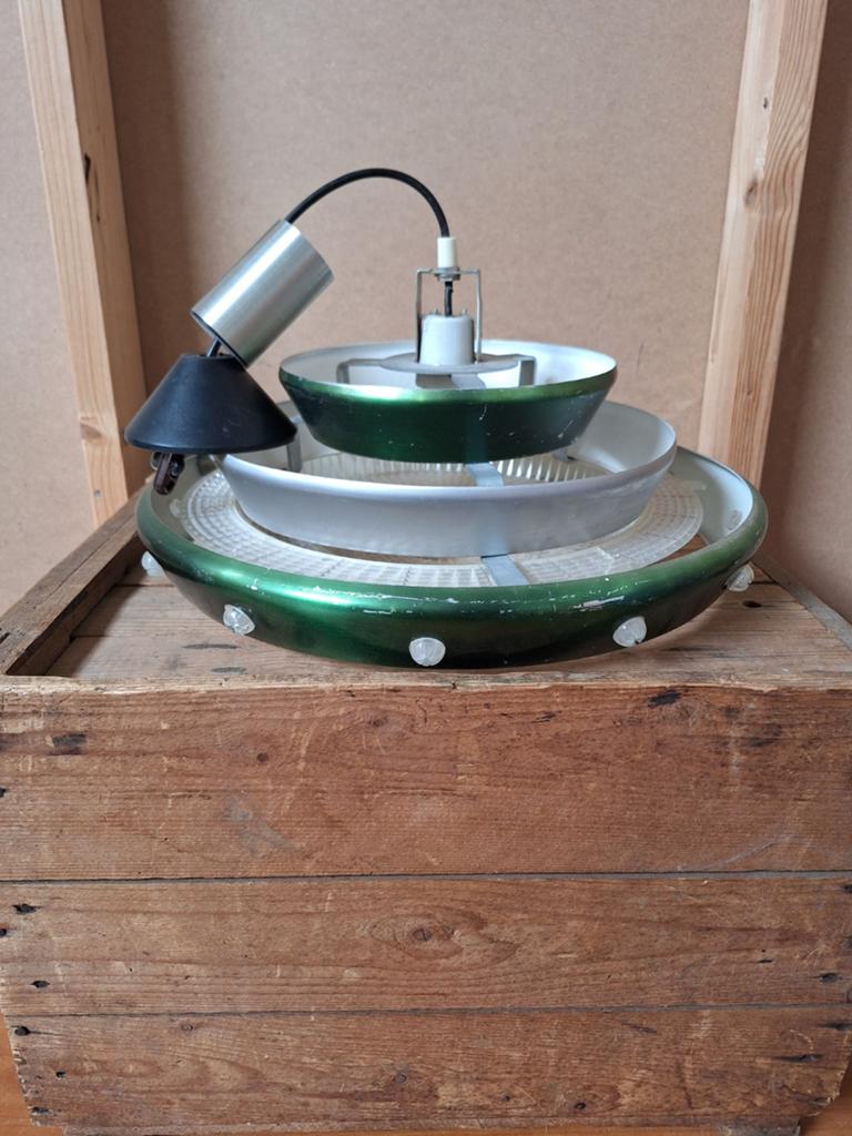 UFO vintage hanglamp, Ophalen of Verzenden, Gebruikt, Minder dan 50 cm
